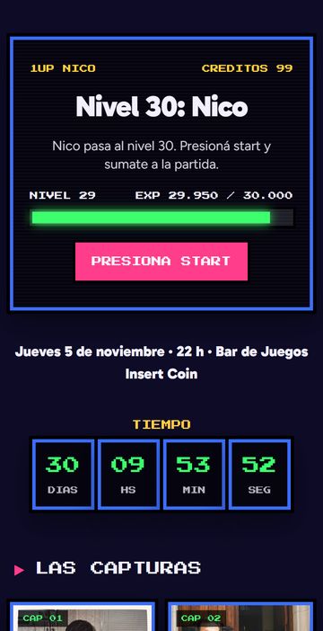 La invitación digital gamer, estilo videojuego, estilo Arcade