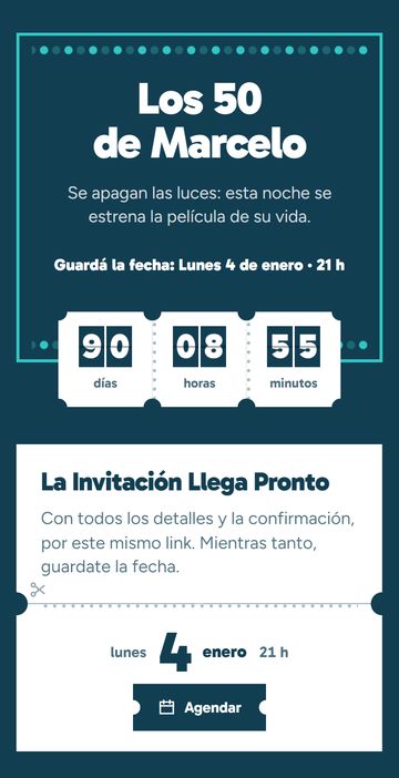 El save the date del estilo Rebobinarte