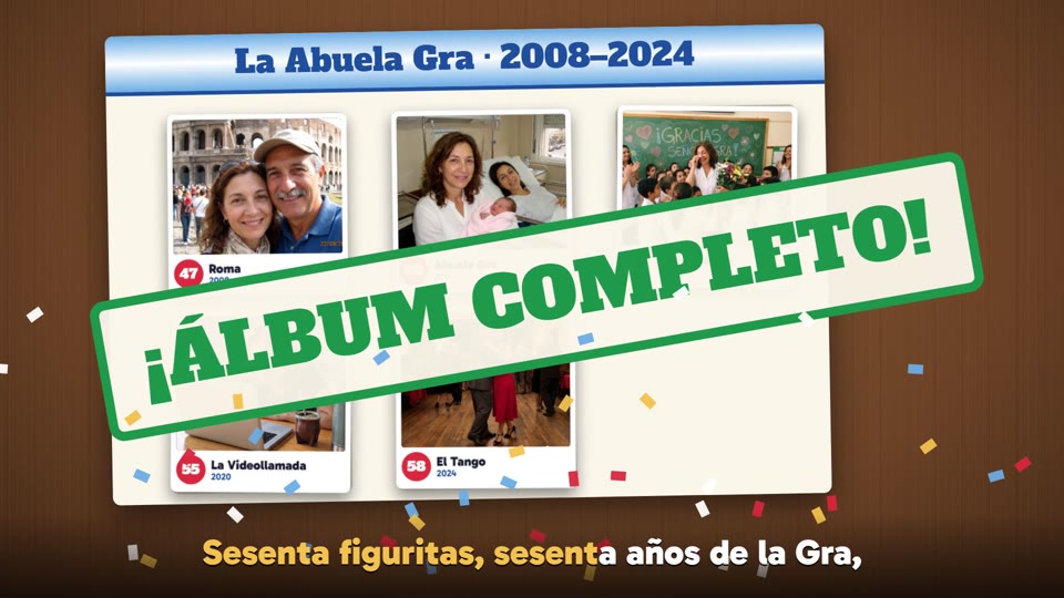 ¡Álbum Completo!, en el video