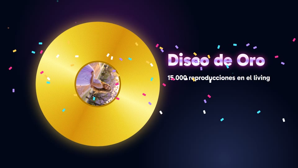 El Disco de Oro, en el video