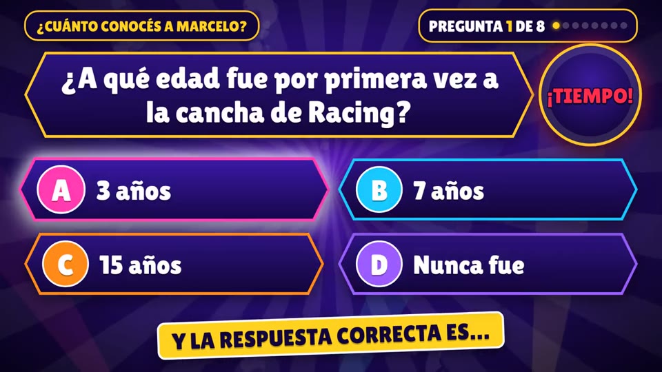 ¡Tiempo!, en el video