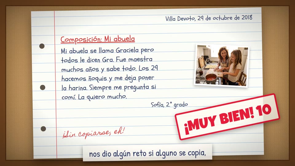 El Cuaderno, en el video
