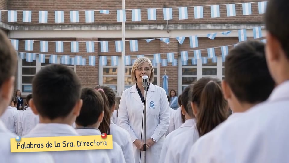 Palabras de la Directora, en el video