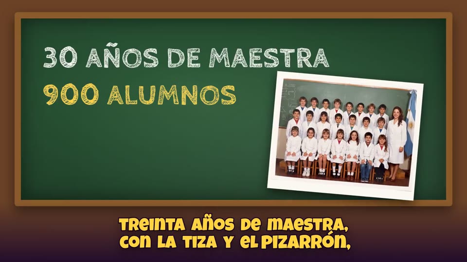 El Pizarrón, en el video