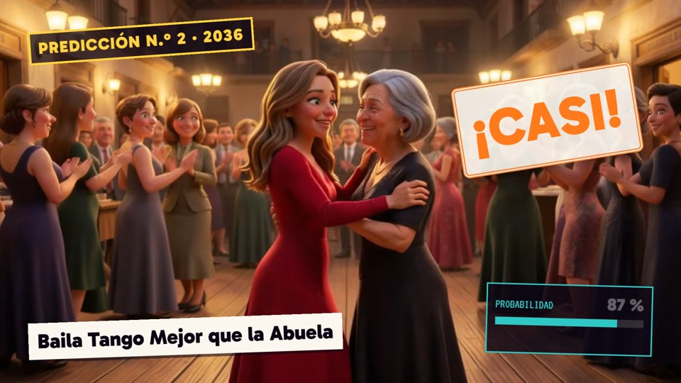¡Casi!, en el video