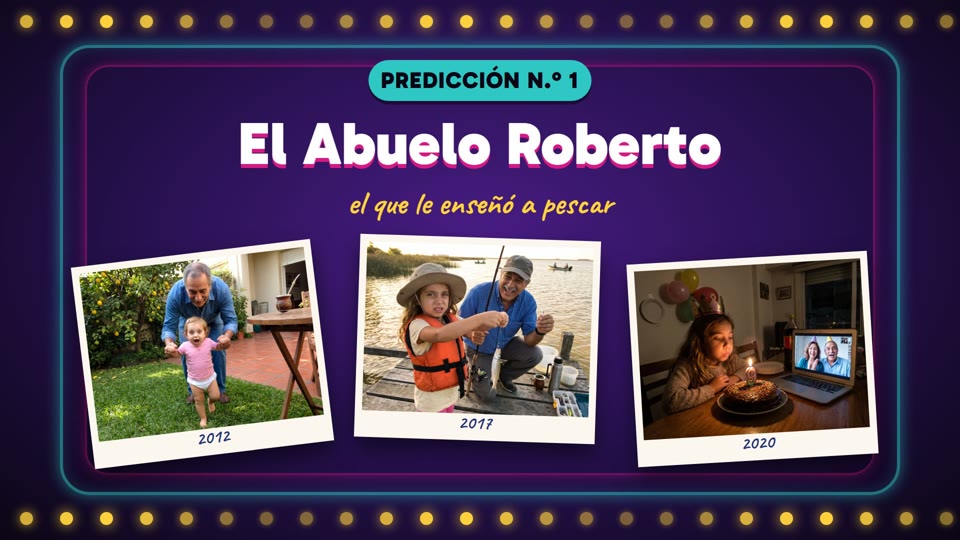 La Ficha del Abuelo, en el video
