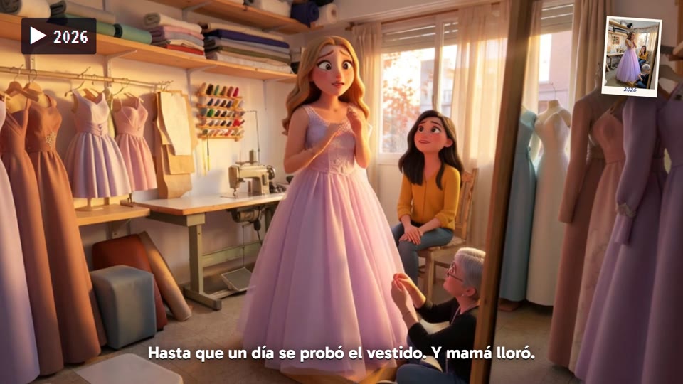 El Vestido, en el video