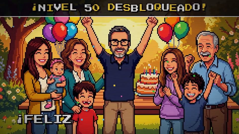 ¡Nivel 50 Desbloqueado!, en el video