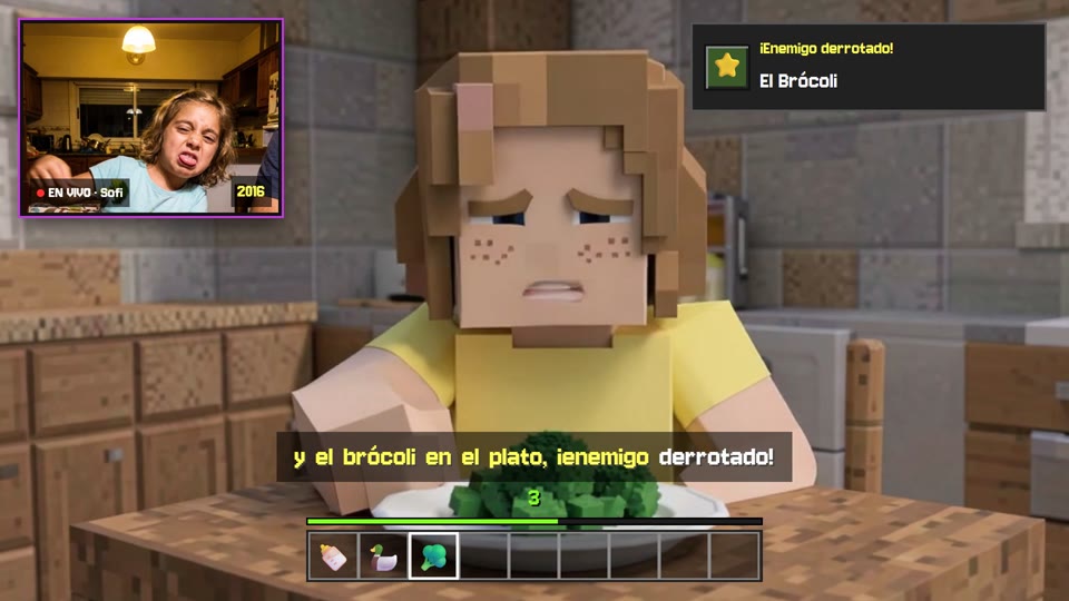 Enemigo Derrotado, en el video
