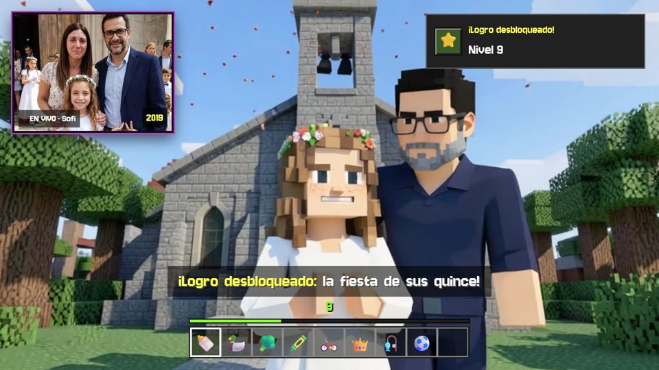 Nivel 9, en el video