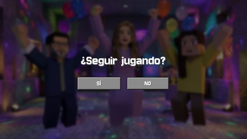 ¿Seguir Jugando?, en el video